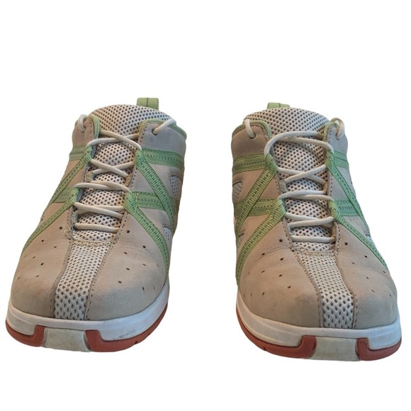 Cole Haan Nike Air D16126 Nubuck Tan & Lime Green Sneakers  Vintage Size… - Picture 3 of 11